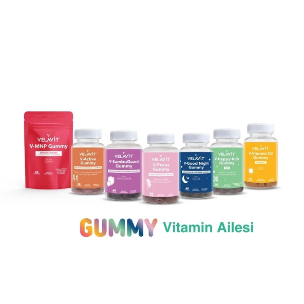 Velavit V-Good Night Gummy 60 Gummies - Resim 3