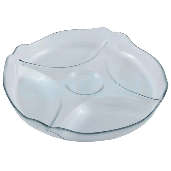 Paşabahçe Bölmeli Küçük Çerez Ve Kahvaltı Tabağı 10467