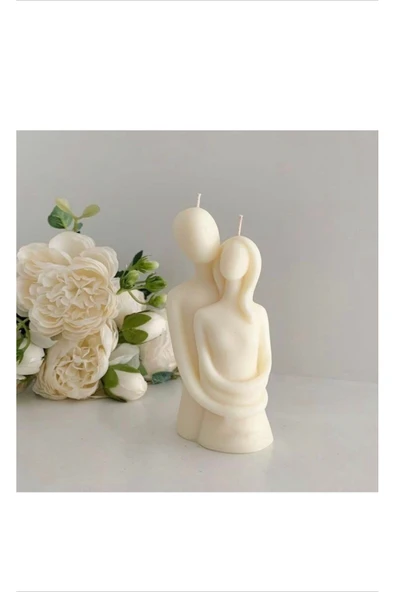 LALEZEN HOME Sarılan Sevgili Kokulu Mum - 2