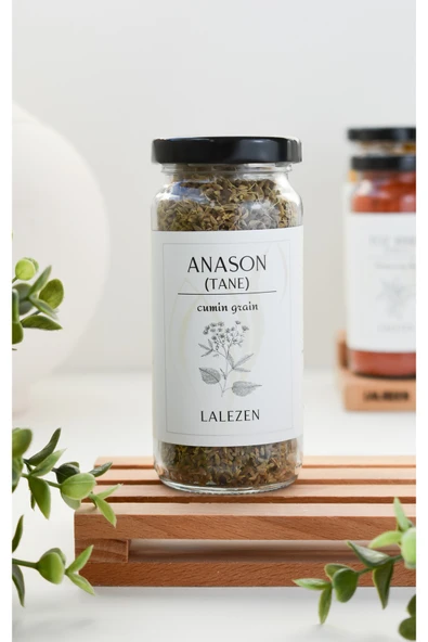 LALEZEN Anason Tohumu - Tane Anoson - Anason Çayı 100 Gr ( cam kavanoz) ürün görseli