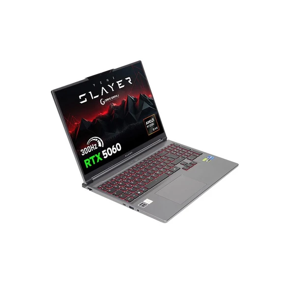 Game Garaj Slayer R9T-5060 C7 AMD Ryzen 9 8945HX 16GB RAM 1TB SSD RTX5060 16" 300Hz QHD+ FreeDOS Gaming Laptop - 3