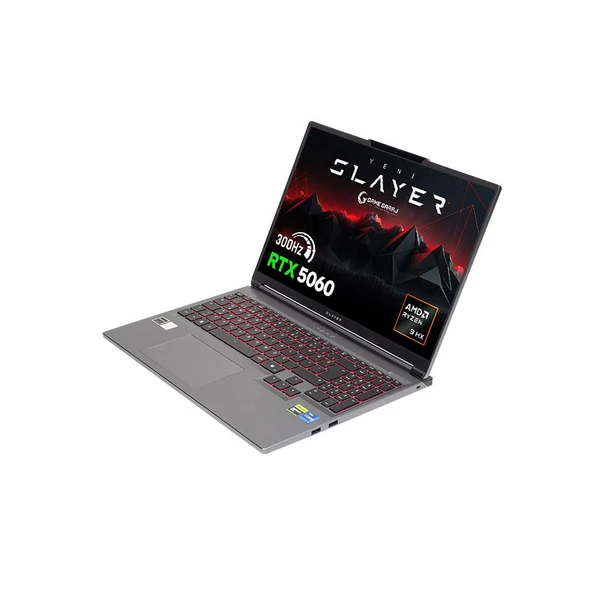 Game Garaj Slayer R9T-5060 C7 AMD Ryzen 9 8945HX 16GB RAM 1TB SSD RTX5060 16" 300Hz QHD+ FreeDOS Gaming Laptop - 4