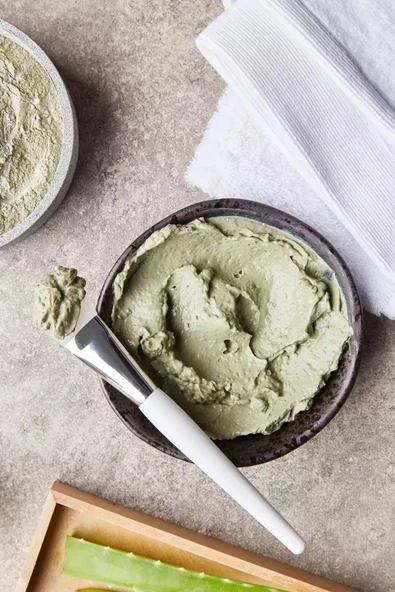 LALEZEN Yeşil Toz Kil 1000 Gr (doğal yüz maskesi - cilt maskesi - peeling ) - 4