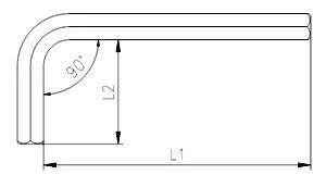 İzeltaş 4900 Allen Anahtar Altı Köşe 1,5 mm - Resim 2
