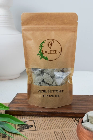 LALEZEN Yenilebilir Bentonit Toprak Kil - ( Bentonite Stone Clay ) 1000 g /1 kg