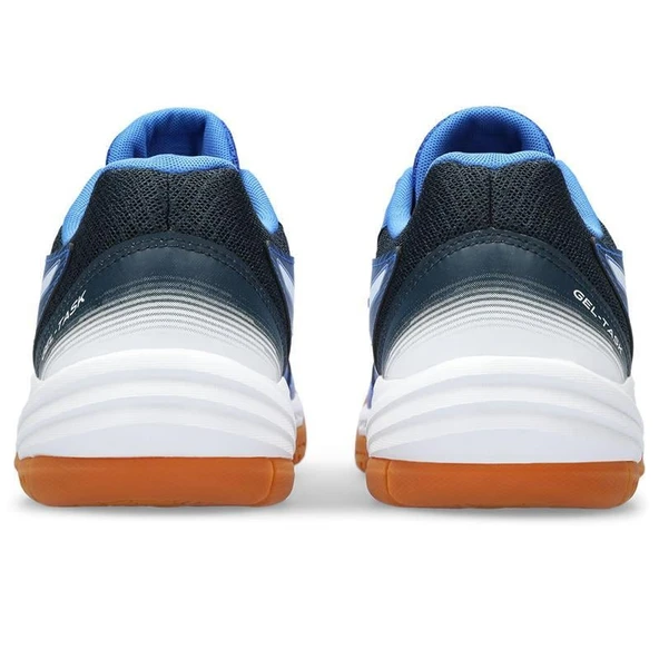 Asics Gel-Task 3 Mavi-Beyaz Erkek Voleybol - Resim 6