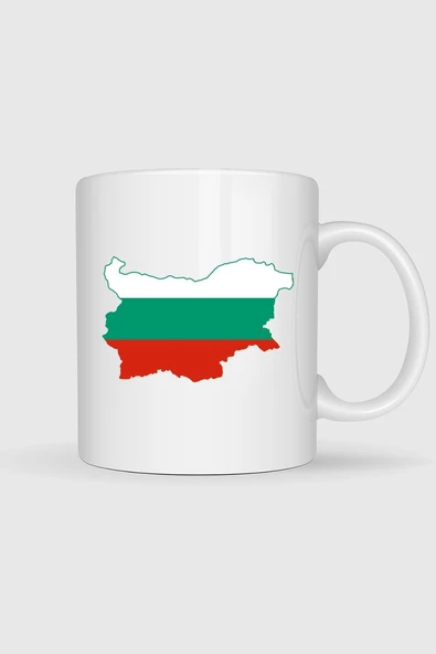 Flag Of Bulgaria Map Collection Tasarımlı Kupa Bardak ürün görseli