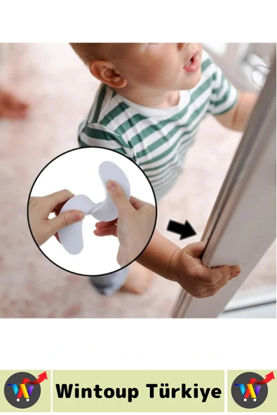 Dayanıklı Esnek Ev Ofis Çocuk Odası Çekmece Dolap Çarpma Darbe Gürültü Önleyici Köpük Kapı Stoperi - 4