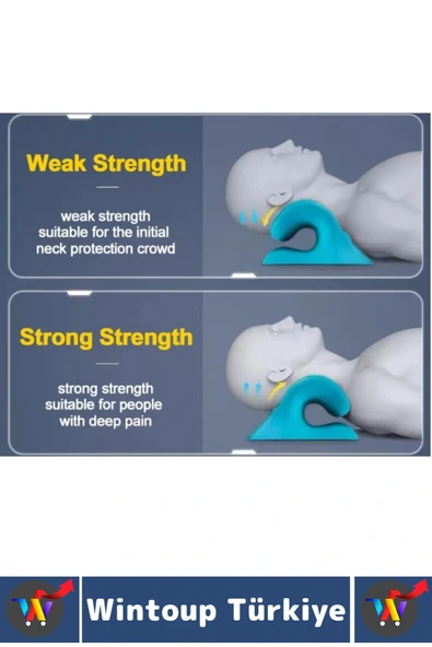 Premium Boyun Omuz Sırt Sertlik Gerginlik Ağrı Azaltan Gevşetici Rahatlatıcı Yastık 20 X 15 X 12 Cm - Resim 4