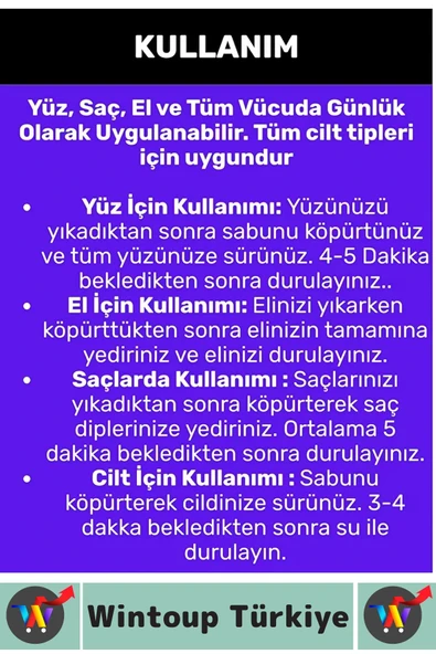 %100 Doğal Saç Cilt Vücut Renk Dengesi Ton Açan Yağ Arındıran Tazeleyen Isırgan Otu Sabunu 2 Adet - Resim 3