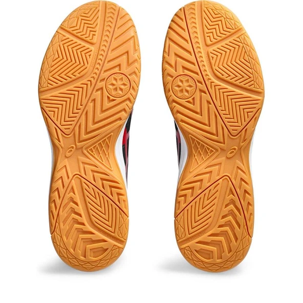 Asics Upcourt 5 Erkek Siyah-Kırmızı Voleybol - Resim 6