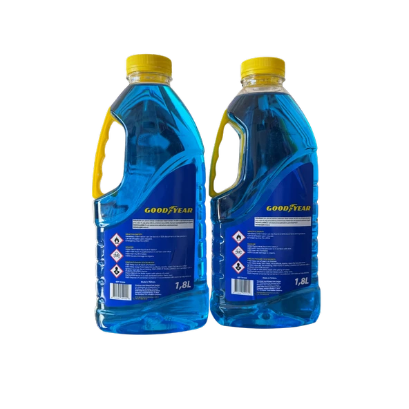 Goodyear -22 Derece Kışlık Antifrizli Cam Suyu 2’li Set (2 x 1.8 Litre) ürün görseli 1