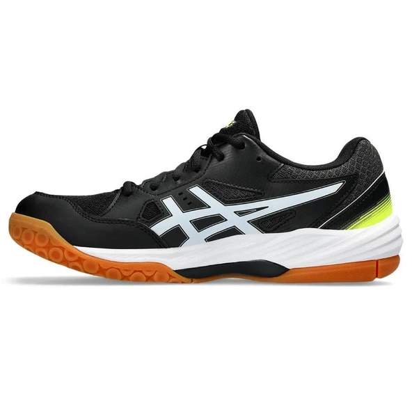 Asics Gel-Task 3 Siyah-Beyaz Erkek Voleybol - Resim 2