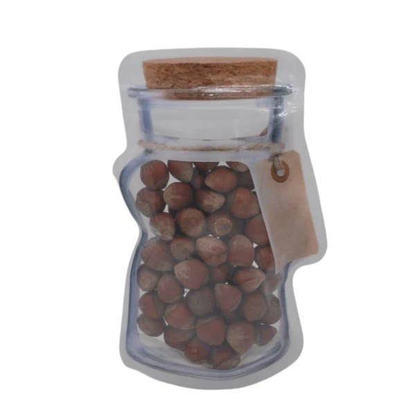 Kavanoz Görünümlü Kilitli Poşet Çıtçıtlı ve Pratik Torba 4 Adet (5284) - Resim 2