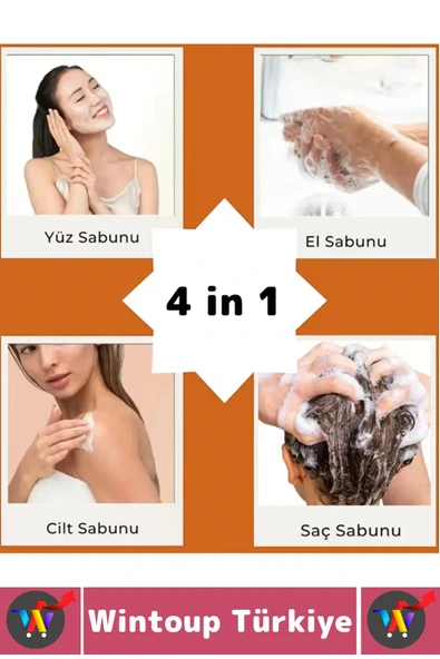 Doğal Saf Saç Cilt Vücut Cilt Dengesi Koruyan Tazeleyen Gözenek Temizleyen Yılan Otu Sabunu 2 Adet - Resim 4