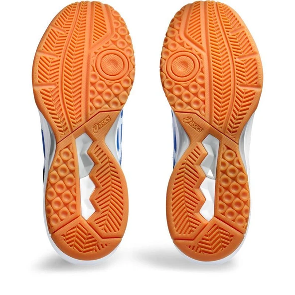 Asics Gel-Task 3 Mavi-Beyaz Erkek Voleybol - Resim 7