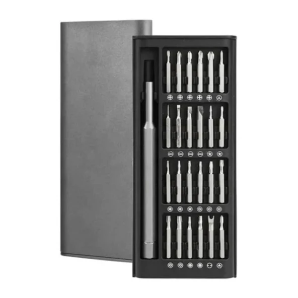 25 Parça 24 farklı uçlu Mıknatıslı 25 in 1  Tornavida Seti (5284) ürün görseli