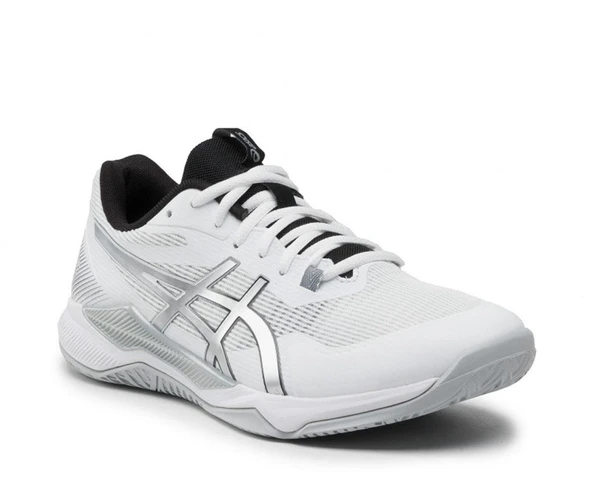 Asics Gel-Tactic Erkek Beyaz Gri Voleybol Ayakkabı - Resim 2