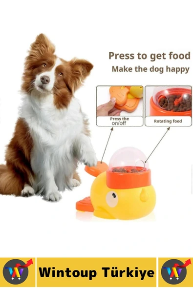 Pet İlgi Çekici Zihinsel Gelişim Yavaş Yeme Alışkanlığı İnteraktif Kedi Köpek Ödül Maması Oyuncağı - Resim 2