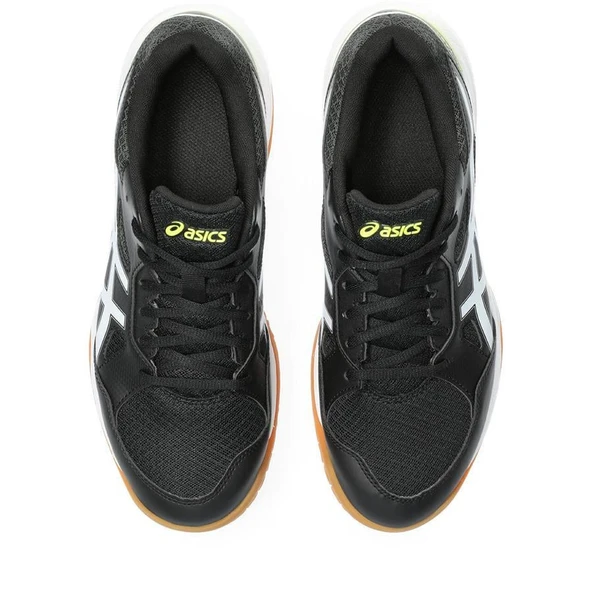 Asics Gel-Task 3 Siyah-Beyaz Erkek Voleybol - Resim 5