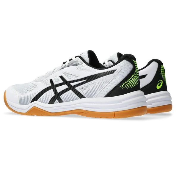 Asics Upcourt 5 Erkek Siyah-Beyaz Voleybol - Resim 3