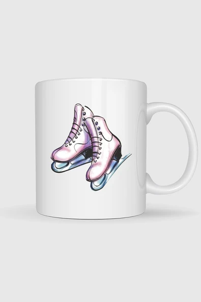 Buz Pateni Tasarımlı Kupa Bardak ürün görseli