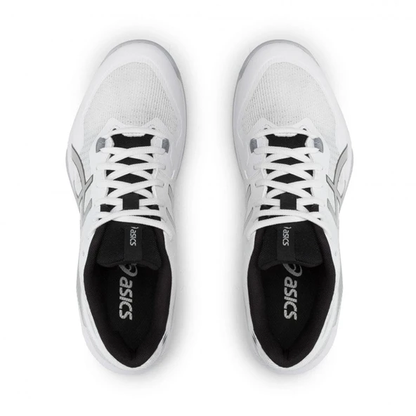 Asics Gel-Tactic Erkek Beyaz Gri Voleybol Ayakkabı - Resim 3