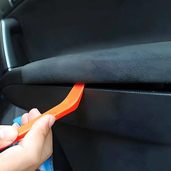 Mega Oto Market 4 Parça Turuncu Taşınabilir Trim Sökme Aparatı