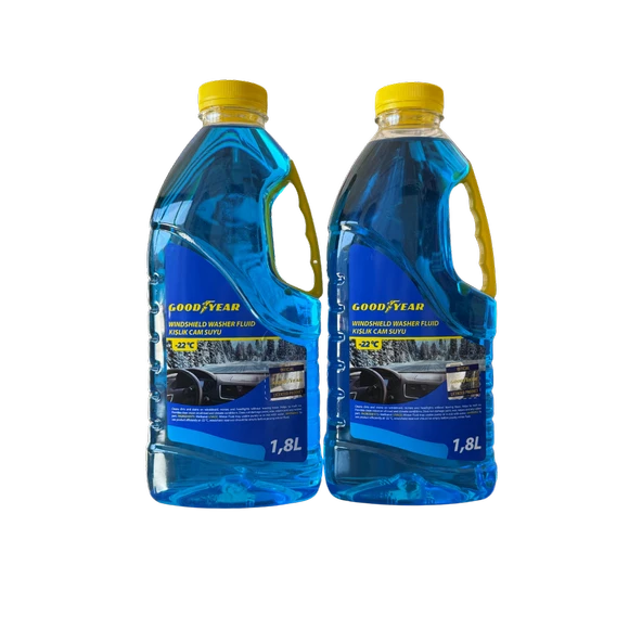 Goodyear -22 Derece Kışlık Antifrizli Cam Suyu 2’li Set (2 x 1.8 Litre) - Resim 2