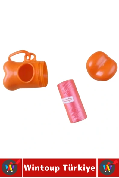 Evcil Hayvan Tasma Kemer Asılabilir Pratik Kedi Köpek Hijyenik Dışkı Poşet Çanta 15'li Poşet Hediye - 3