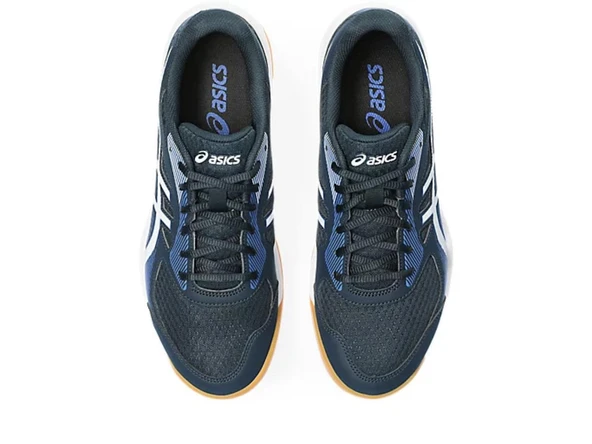 Asics Upcourt 5 Erkek Lacivert-Beyaz Voleybol - Resim 4