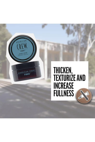 American Crew Men Fiber Güçlü Tutuşlu Mat Saç Şekillendirici Set 85GR + 50GR - 5