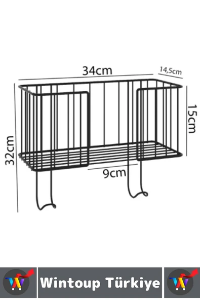Montaj Gerektirmez Dayanıklı Yer Tasarruflu Kapı Arkası Pratik Kullanım Ütü Masası Asma Aparatı - Resim 4