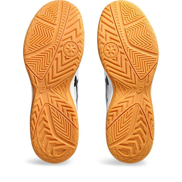 Asics Upcourt 5 Erkek Siyah-Beyaz Voleybol - Resim 6