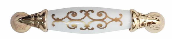 Klasik Silindir Kulp Altın 96 mm - Resim 2