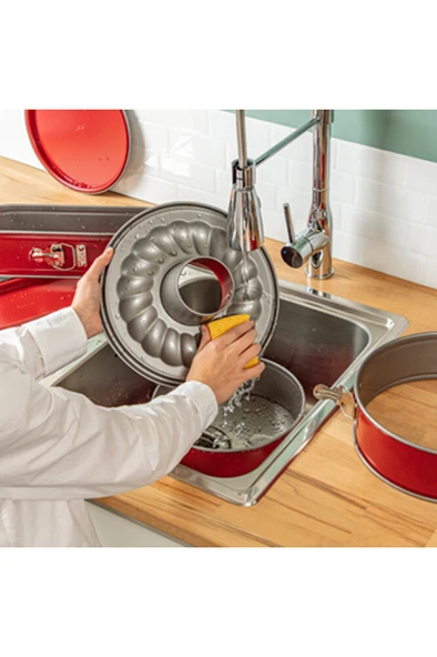 J1641314 DeliBake Kelepçeli Kek Kalıbı 25 cm - 4