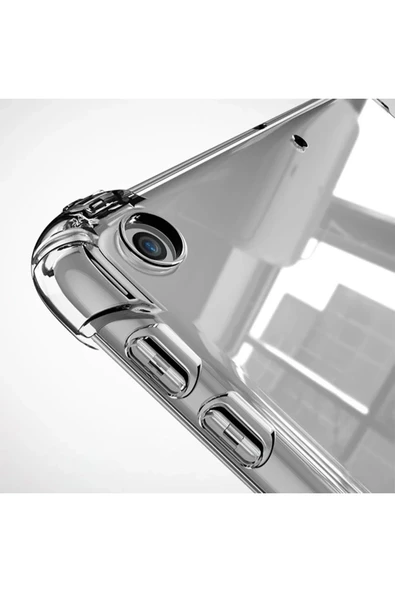 Litae Trend BFS Samsung Galaxy T737 Tab S7 FE 12.4 Kılıf Anti Şeffaf Tablet Silikon - Şeffaf - Resim 4