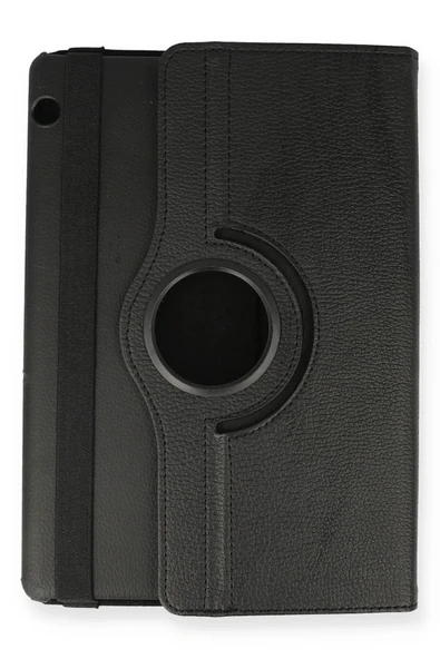 Litae Trend BFS Huawei MediaPad T5 10 Kılıf 360 Tablet Deri Kılıf - Siyah - Resim 2