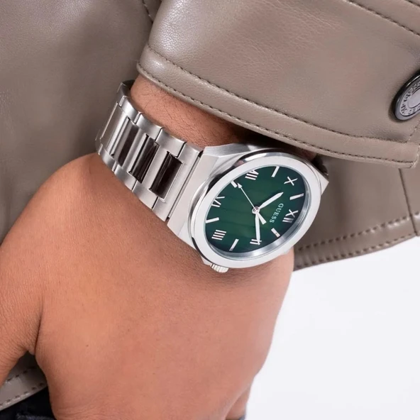 GUESS GUGW0789G1 YEŞİL KADRAN ÇELİK ERKEK KOL SAATİ - Resim 7