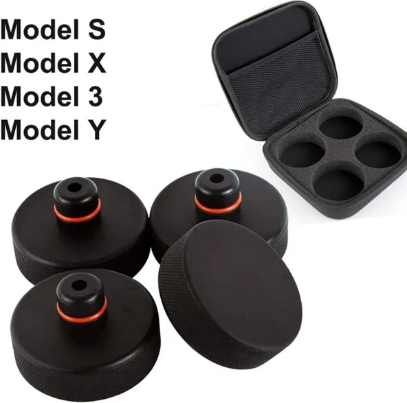 TESLA MODEL Y VE  JUNİPER İÇİN UYUMLU LİFT TAKOZU 4LÜ SET ÇANTALI - Resim 3