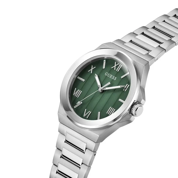 GUESS GUGW0789G1 YEŞİL KADRAN ÇELİK ERKEK KOL SAATİ - Resim 4