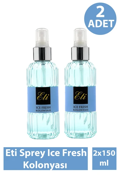 Eti Sprey Ice Fresh Kolonyası 150 ml 2 Adet ürün görseli 1
