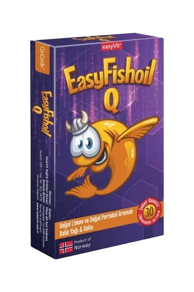 Easyfishoil Q 30 Çiğneme Tableti ürün görseli 1