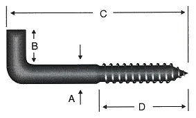 Şofben Çivisi No 2 / 5.8x60 - 100 Adet - Resim 2
