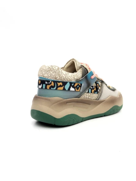 Guja 25K328 Kadın Renkli Kalın Taban Sneaker Ayakkabı - 2