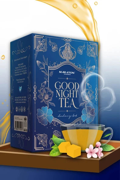 MARATON Good Night Tea - Doğal İçerikli Uyku Çayı (Rezene, Kimyon, Anason, Nar Kabuğu, Nar)