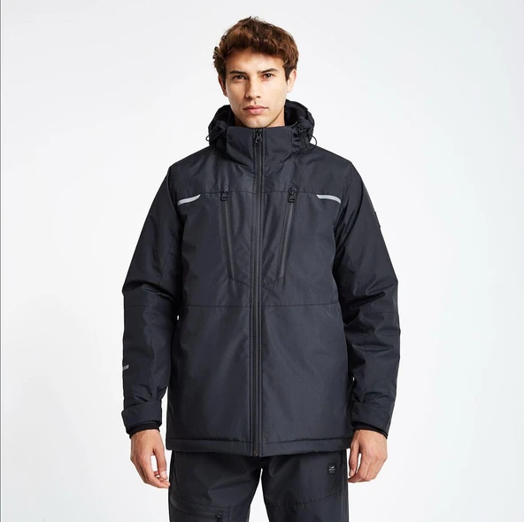 Lescon 25K-1052 ERKEK SU GEÇİRMEZ KABAN - Resim 8