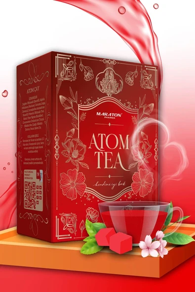 MARATON Atom Çayı (Zencefil, Havlıcan, Zerdeçal, Karanfil, Yeni Bahar, Tarçın, Karabiber, Hibiskus)