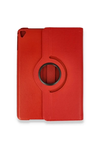 Litae Trend BFS iPad 4 9.7 Kılıf 360 Tablet Deri Kılıf - Kırmızı - Resim 2
