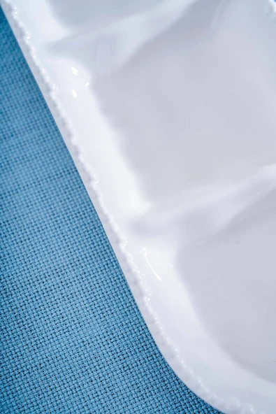 Acar Milano 3 Bölmeli Kayık Tabak - 26 cm - Resim 4